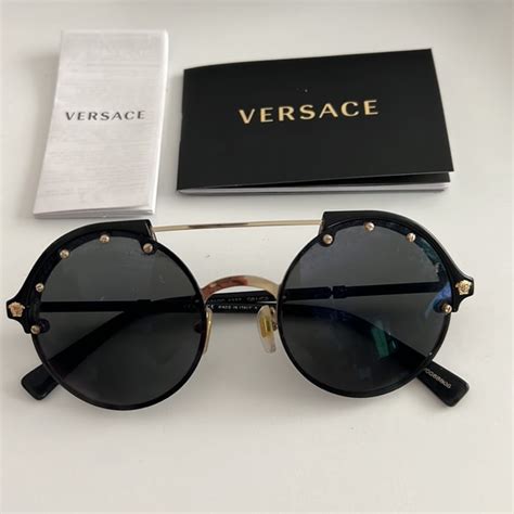 versace frenergy circle sunglasses black replica|authentic versace men's sunglasses.